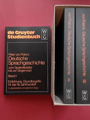 Deutsche Sprachgeschichte vom Spätmittelalter bis zur Gegenwart (vollständig in 3 Bänden). Aus de...