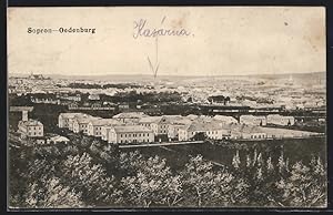 Ansichtskarte Sopron, Blick auf die Kaserne