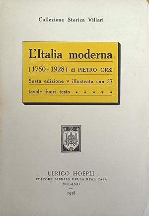 Seller image for L'ITALIA MODERNA (1750 - 1928) for sale by libreria minerva