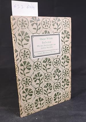 Bild des Verkufers fr Salome: Mit den Zeichnungen von Aubrey Beardsley. Insel-Bcherei Nr. 247 [1 A]. 23. - 35. Tausend. zum Verkauf von ANTIQUARIAT Franke BRUDDENBOOKS