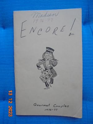 Seller image for Encore! Gourmet Couples 1976-77 for sale by Les Livres des Limbes