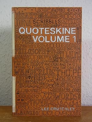 Imagen del vendedor de Quoteskine Volume 1 a la venta por Antiquariat Weber