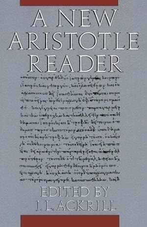 Imagen del vendedor de New Aristotle Reader P a la venta por WeBuyBooks