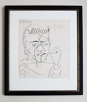 Pablo Picasso, Lithografie, Le Fumeur 1964