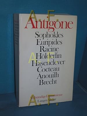 Bild des Verkufers fr Antigone : vollst. Dramentexte Sophokles . [Hrsg. von Joachim Schondorff] / Theater der Jahrhunderte zum Verkauf von Antiquarische Fundgrube e.U.