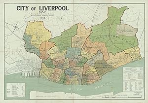 City of Liverpool Map Shewing the Parliamentary Divisions, Municipal Wards, and Polling Districts...