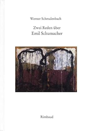 Imagen del vendedor de Zwei Reden ber Emil Schumacher (ber Malerei) a la venta por Studibuch