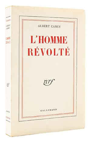 Image du vendeur pour L'homme rvolt. (EDITION ORIGINALE SUR GRAND PAPIER) mis en vente par Librairie HATCHUEL