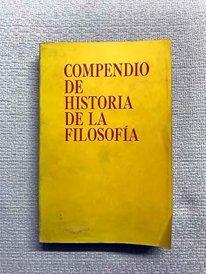 Imagen del vendedor de Compendio de historia de la filosofa a la venta por Campbell Llibres