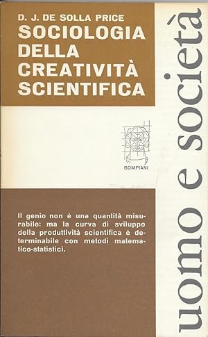 Seller image for SOCIOLOGIA DELLA CREATIVITA' SCIENTIFICA for sale by MULTI BOOK