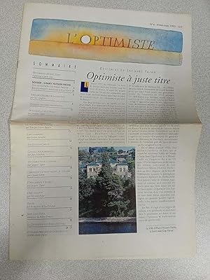 Seller image for L'optimiste n 4 - Mon Dieu que la province est belle! / 1993 for sale by Dmons et Merveilles