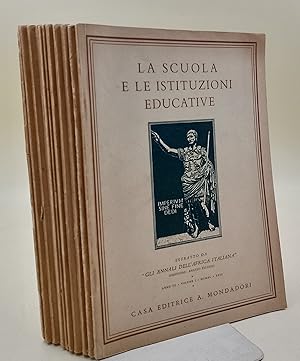 Gli Annali dell'Africa italiana-estratti Anno III vol. I- 10 voll.