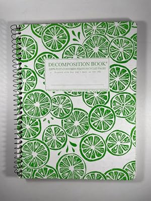 Bild des Verkufers fr Limes: Decomposition Notebook - College-ruled ~ Spiralbound zum Verkauf von BookEnds Bookstore & Curiosities