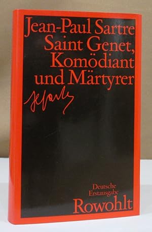 Bild des Verkufers fr Saint Genet, Komdiant und Mrtyrer. Deutsch von Ursula Drrenbcher. zum Verkauf von Dieter Eckert