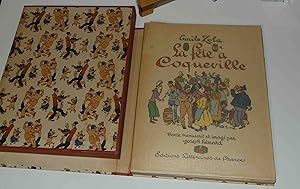 La fête à Coqueville. Texte manuscrit et imagé par Joseph Hémard. Éditions Littéraires de France....