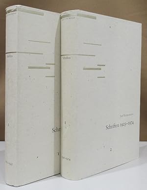 Bild des Verkufers fr Schriften 1925 - 1974. Ausgabe in zwei Bnden. Hrsg. v. Gnter Bose u. Erich Brinkmann. zum Verkauf von Dieter Eckert