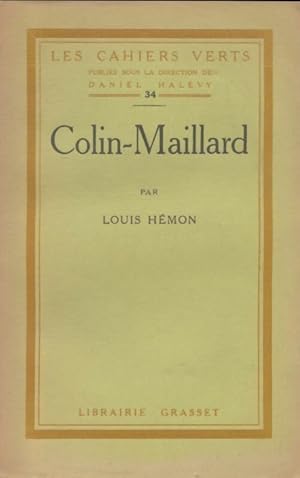 Imagen del vendedor de Colin-maillard - Louis H?mon a la venta por Book Hmisphres