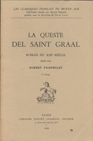 Seller image for La queste del Saint Graal - Olivier H?lix for sale by Book Hmisphres