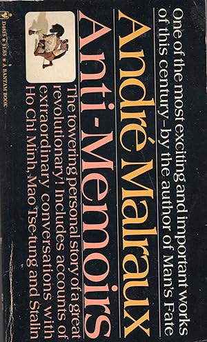Seller image for Anti-Memoirs for sale by A Cappella Books, Inc.