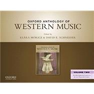 Imagen del vendedor de Oxford Anthology of Western Music Volume 2 a la venta por eCampus