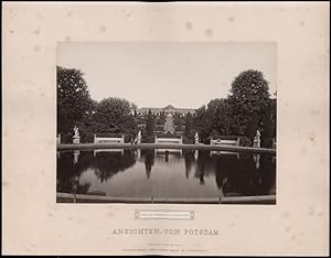 Schloss Sansouci u. Terrasse. - Wikipedia: Schloss Sanssouci (von französisch sans souci, ohne So...