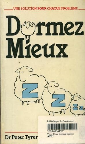 Seller image for Dormez mieux - Peter Tyrer for sale by Book Hmisphres