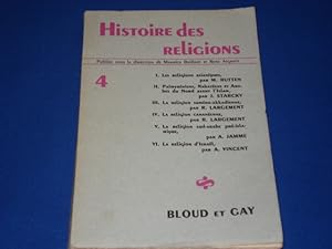 Histoire des Religions volume IV