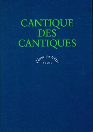 Imagen del vendedor de Cantique des cantiques ruth eccl?siaste lamentations esther - Posl Anonyme a la venta por Book Hmisphres