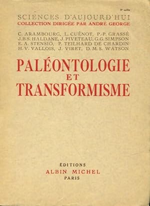 Image du vendeur pour Pal?ontologie et transformisme - Collectif mis en vente par Book Hmisphres