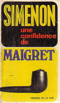 Imagen del vendedor de Une confidence de Maigret - Georges Simenon a la venta por Book Hmisphres