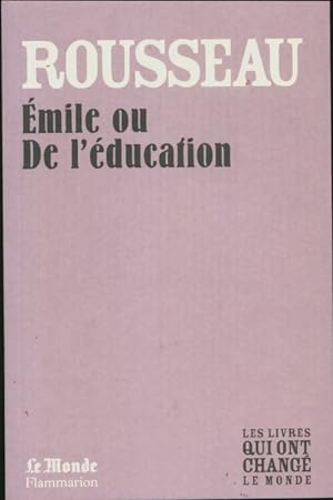 Image du vendeur pour Emile ou de l'?ducation - Jean-Jacques Rousseau mis en vente par Book Hmisphres