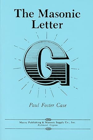 The Masonic Letter G.