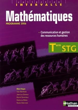Math?matiques terminale STG 2006 - Yves Bertholet