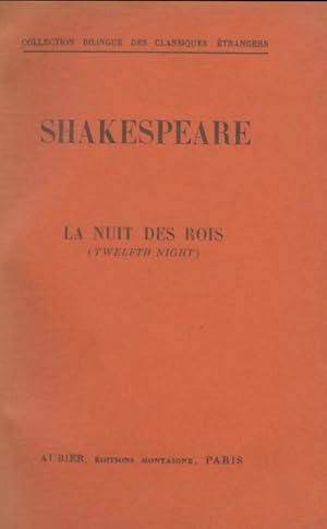 Image du vendeur pour La nuit des rois - William Shakespeare mis en vente par Book Hmisphres