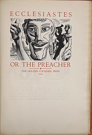 Ecclesiastes, Or the Preacher