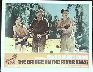 Imagen del vendedor de The Bridge on the River Kwai Lobby Card 1958 William Holden, Jack Hawkins a la venta por AcornBooksNH