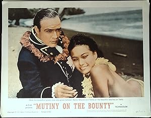 Imagen del vendedor de Mutiny on the Bounty Lobby Card #1 1962 Marlon Brando, Tarita! a la venta por AcornBooksNH