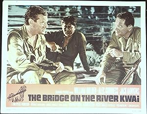 Image du vendeur pour The Bridge on the River Kwai Lobby Card 1958 William Holden, Jack Hawkins! mis en vente par AcornBooksNH