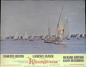 Bild des Verkufers fr Khartoum Complete Lobby Card Set 1966 Charlton Heston, Laurence Olivier! zum Verkauf von AcornBooksNH