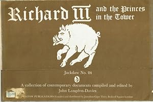 Imagen del vendedor de JACKDAW NO.24: RICHARD III AND THE PRINCES IN THE TOWER a la venta por Paul Meekins Military & History Books