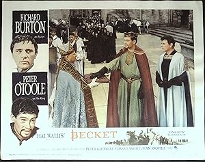 Imagen del vendedor de Becket Roadshow Lobby Card #7 1964 Richard Burton, Peter O'Toole, Scarce! a la venta por AcornBooksNH
