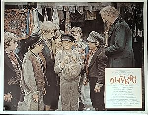 Imagen del vendedor de Oliver Lobby Card #8 1968 Ron Moody, Mark Lester and Jack Wild! a la venta por AcornBooksNH