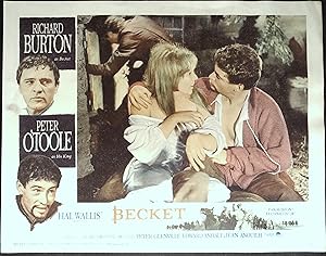 Seller image for Becket Roadshow Lobby Card #6 1964 Peter O'Toole, Scarce! for sale by AcornBooksNH