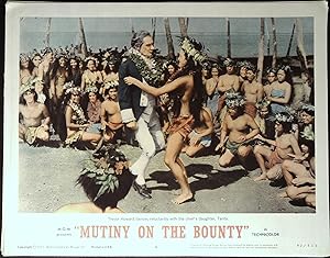 Imagen del vendedor de Mutiny on the Bounty Lobby Card #6 1962 Trevor Howard & Tarita! a la venta por AcornBooksNH
