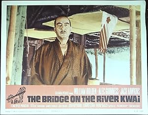Imagen del vendedor de The Bridge on the River Kwai Lobby Card 1958 Sessue Hayakawa! a la venta por AcornBooksNH