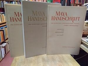 Maya Handschrift der sächsischen Landesbibliothek Dresden. Codex Dresdensis. Faksimileausgabe. - ...