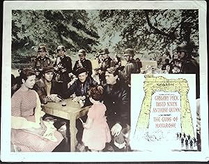 Bild des Verkufers fr The Guns of Navarone Lobby Card 1961 Gregroy Peck, David Niven, James Darren! zum Verkauf von AcornBooksNH