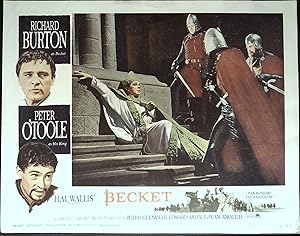 Imagen del vendedor de Becket Roadshow Lobby Card #2 1964 Richard Burton, Scarce! a la venta por AcornBooksNH