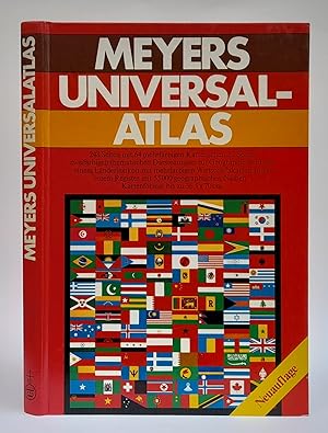 Bild des Verkufers fr Meyers Universal-Atlas mit Lnderlexikon und Wirtschaftskarten. zum Verkauf von Der Buchfreund