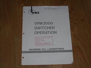 VPM-2000 Series Operating Instructions